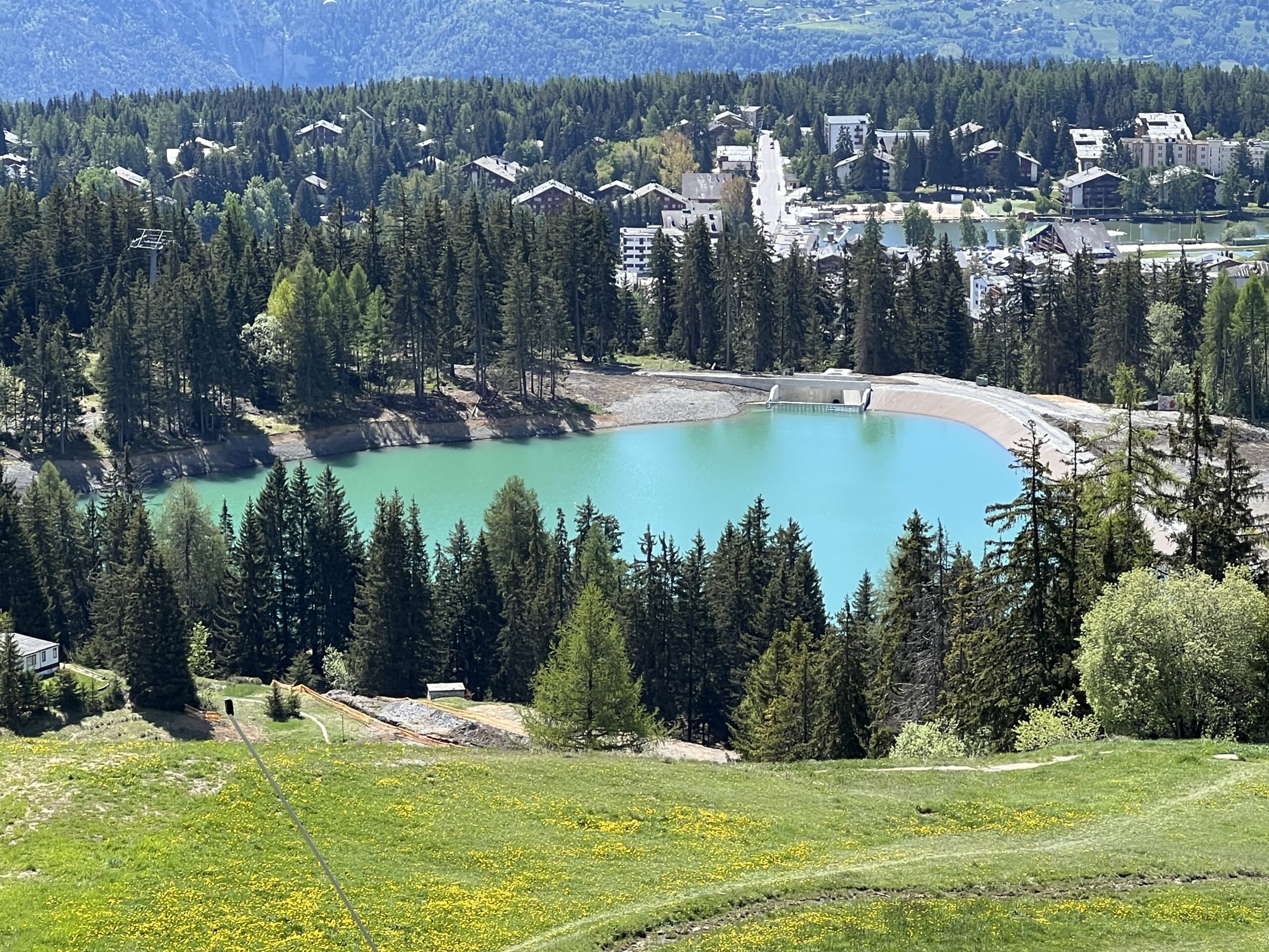Le Lac de Chermignon vu de Corbyre. 18.05.2025