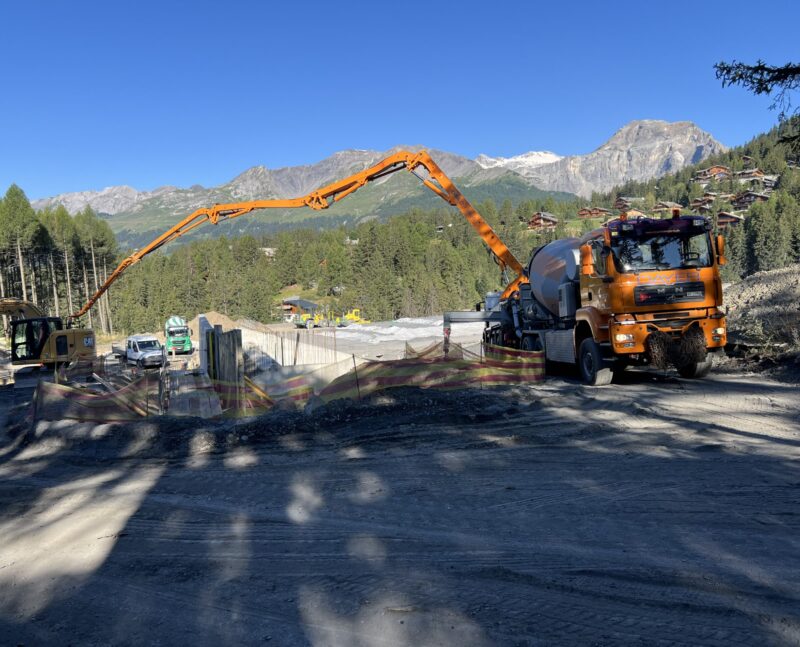 Bétonnage du trop-plein. 13.08.2024