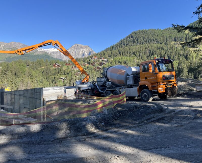 Bétonnage du trop-plein. 13.08.2024