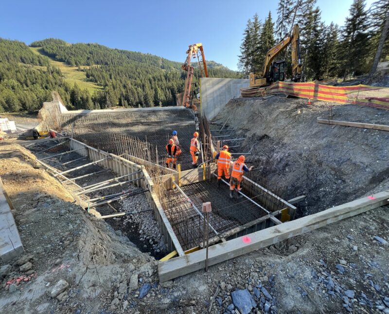 Bétonnage du trop-plein. 13.08.2024