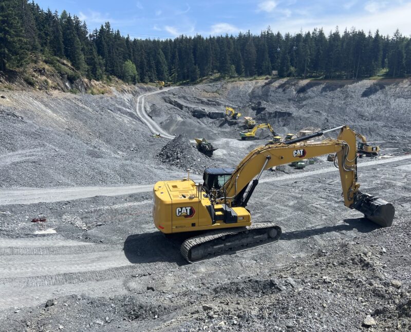 Vue générale du chantier. O4.08.2024