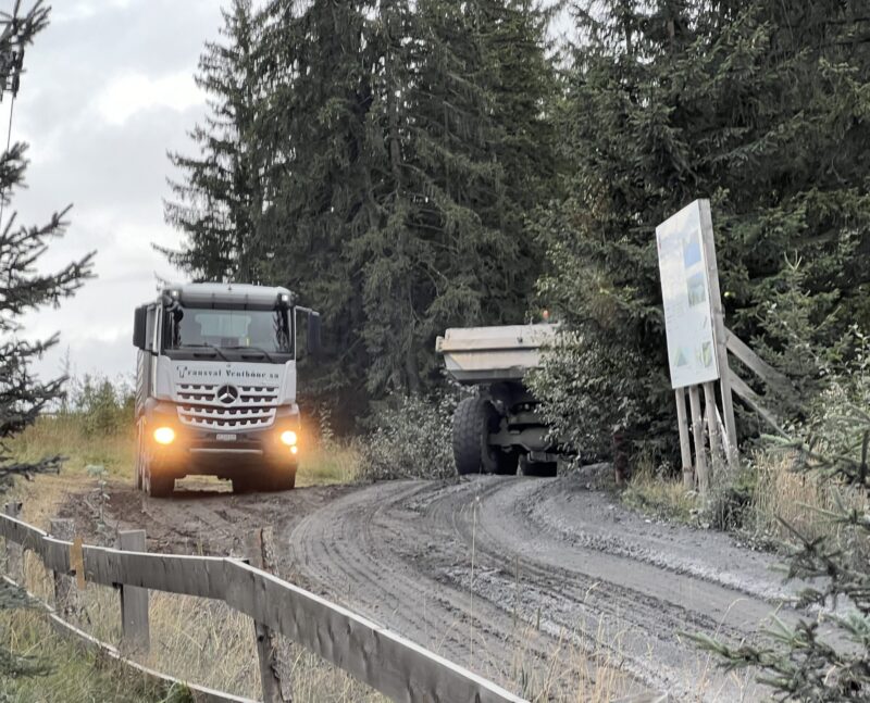 Croisement de camions. 05.09.2024