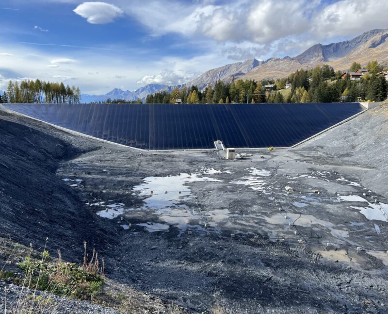 Lac de Chermignon. Fin des travaux. 29. 10. 2024