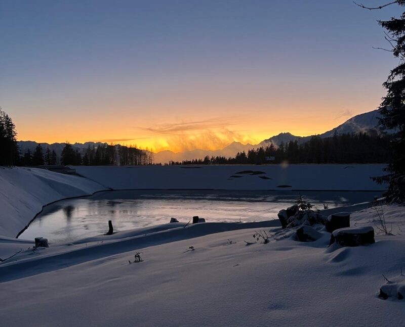 Lac de Chermignon. 20. 12. 2024