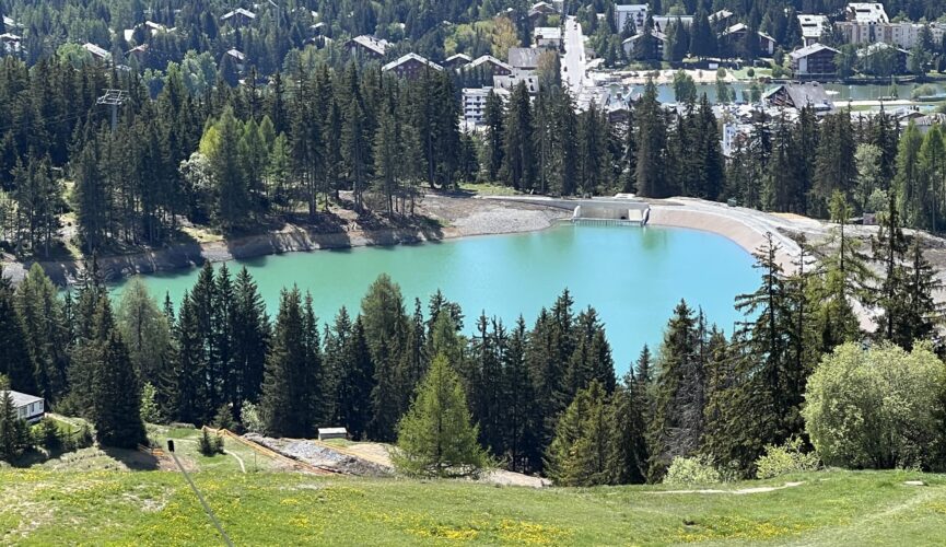 Le Lac de Chermignon vu de Corbyre. 18.05.2025