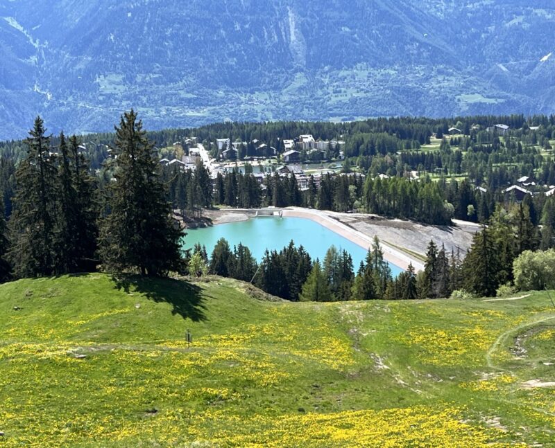 Le Lac de Chermignon vu de Corbyre. 18.05.2025