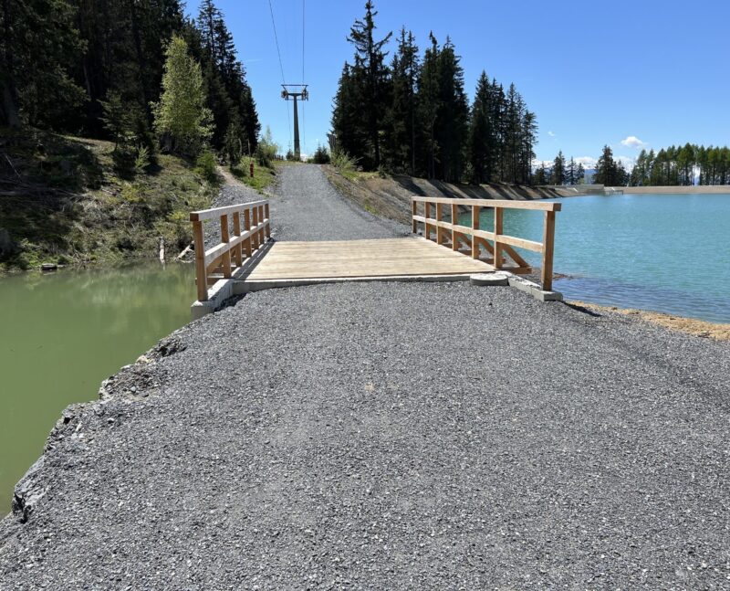 Passerelle vue du nord. 18.05.2025