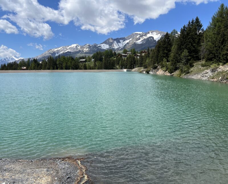 Lac de Chermignon vu de l'est. 18.05.2025