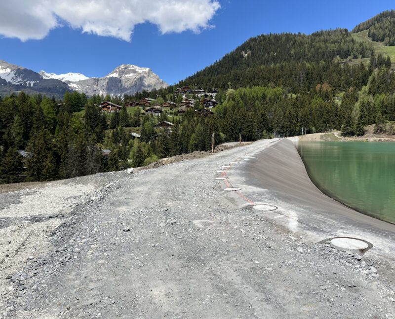 Sommet de la digue. 18.05.2025