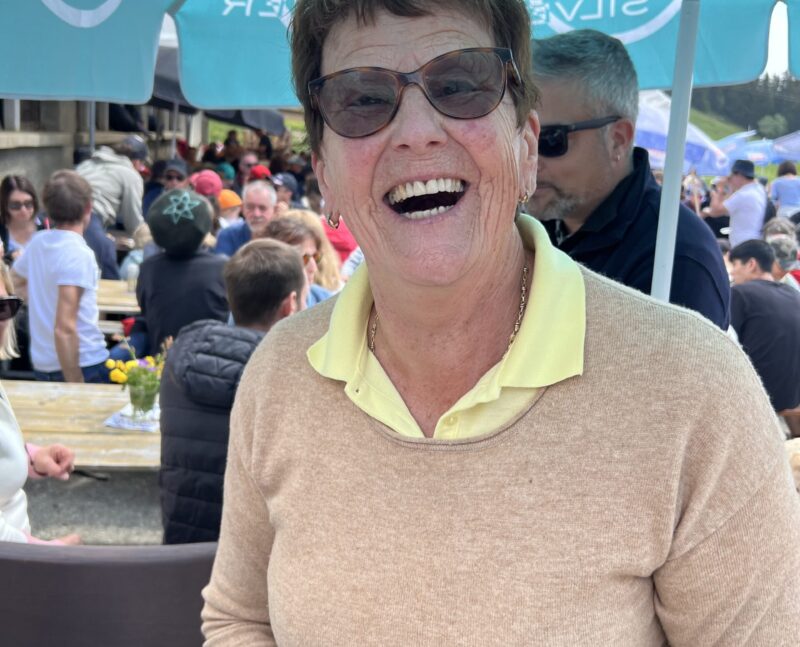 Antoinette Robyr, responsable de la caisse de la raclette