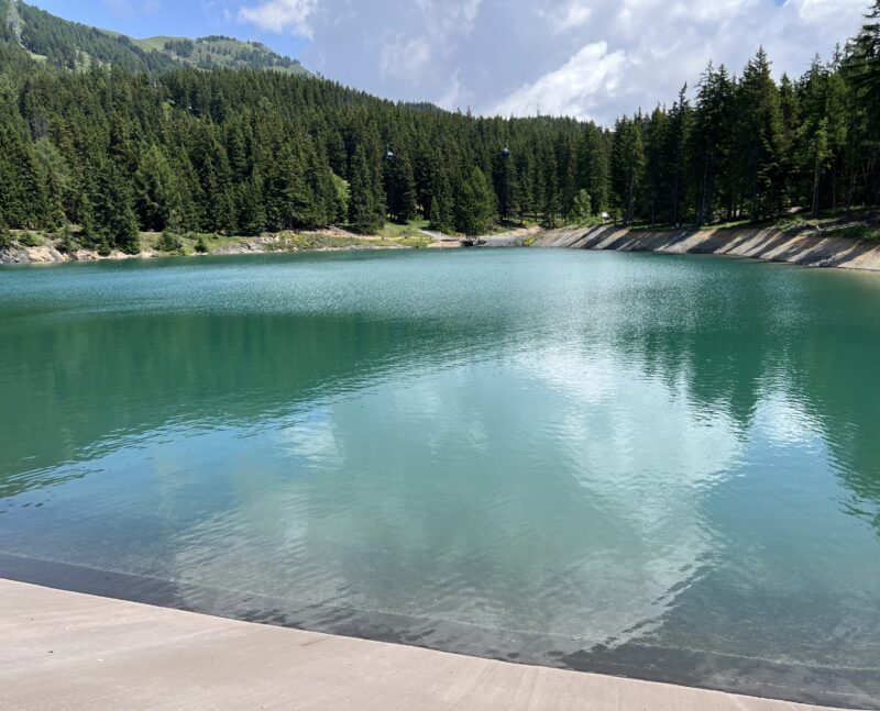 Le lac vu du sud-ouest. 16.06.2025