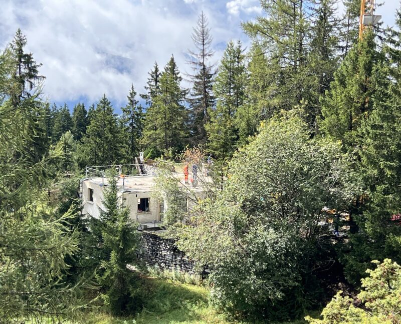 Chalet Le Vieux Bisse- destruction. 04.09. 2025