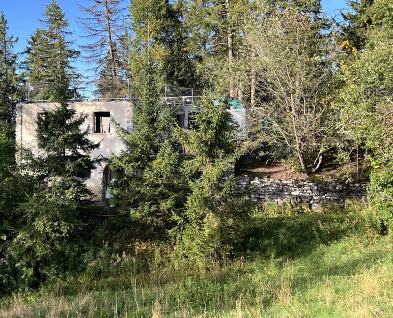 Chalet Le Vieux Bisse- destruction. 04.09. 2025