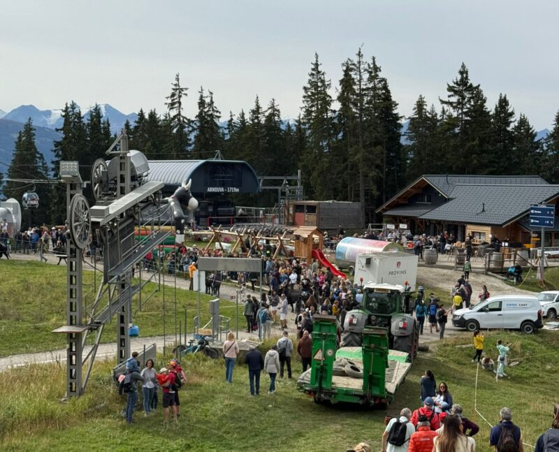 Désalpe. L'Arnouvaz.