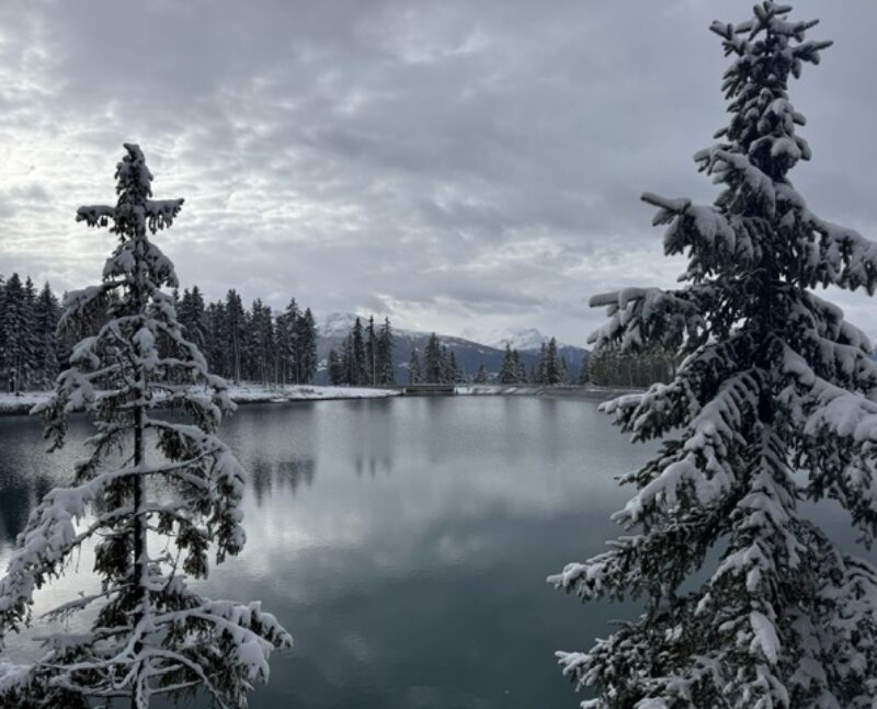 Lac de Chermignon vu du nord-est. 24.10.2025