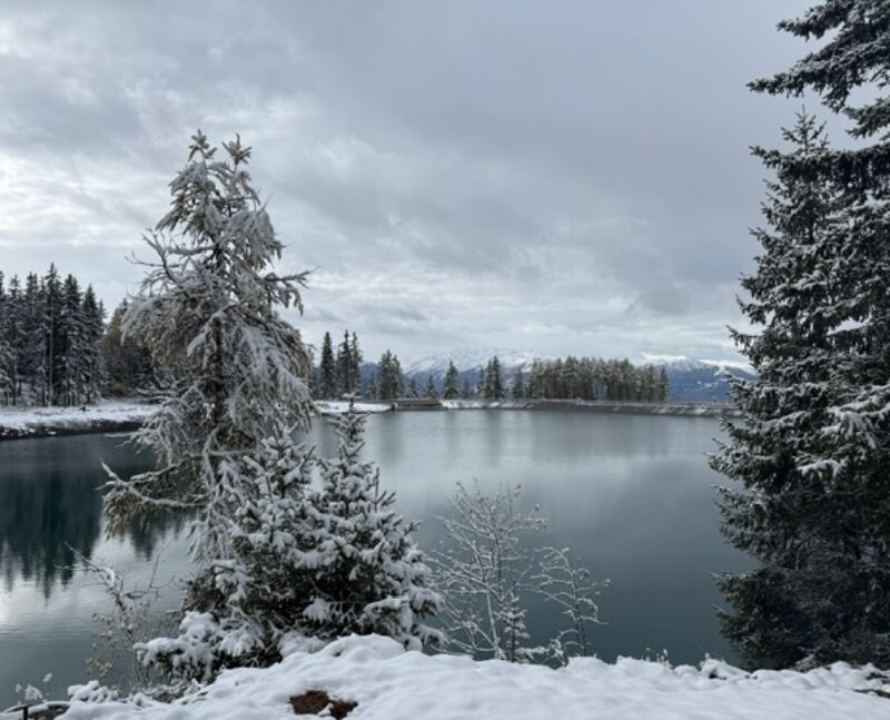 Lac de Chermignon vu du nord-est. 24.10.2025
