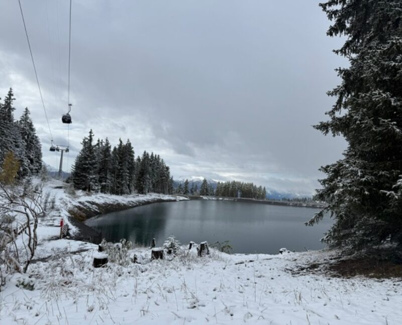 Lac de Chermignon et téléphérique. 24.10.2025