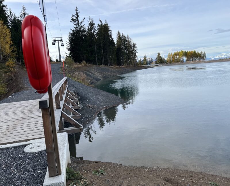 Le Lac de Chermignon. Rive sud. 01.11.2025