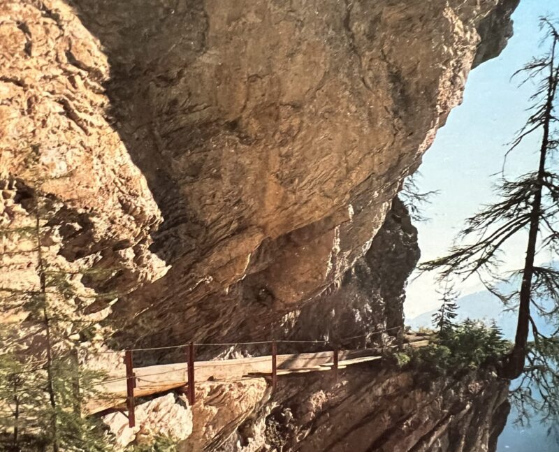 Le bisse du Rô vers 1960