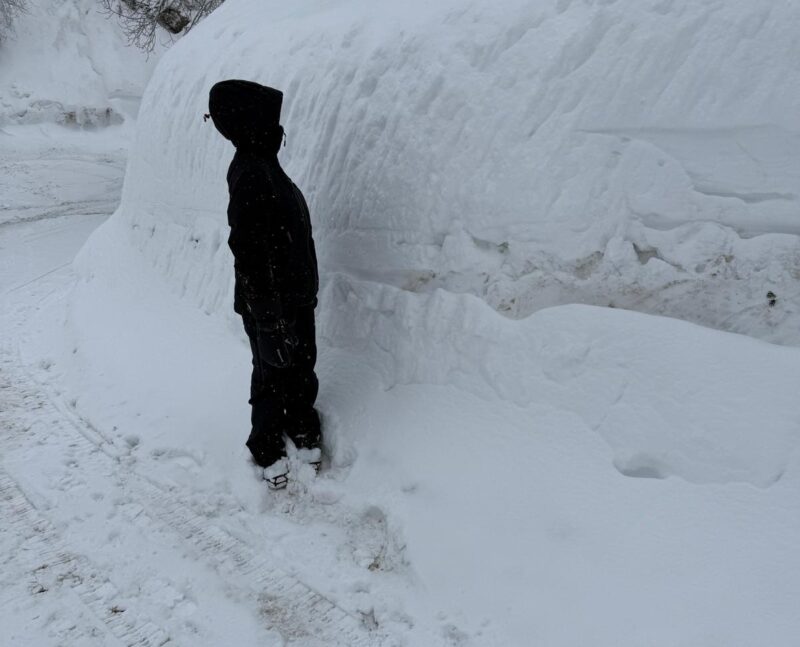 Mur de neige. 17. 02. 2026