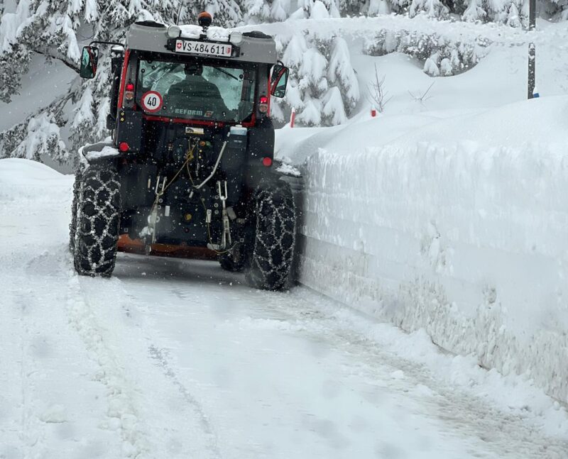 Fraiseuse sur le Chemin de la Digue. 18. 02. 2026