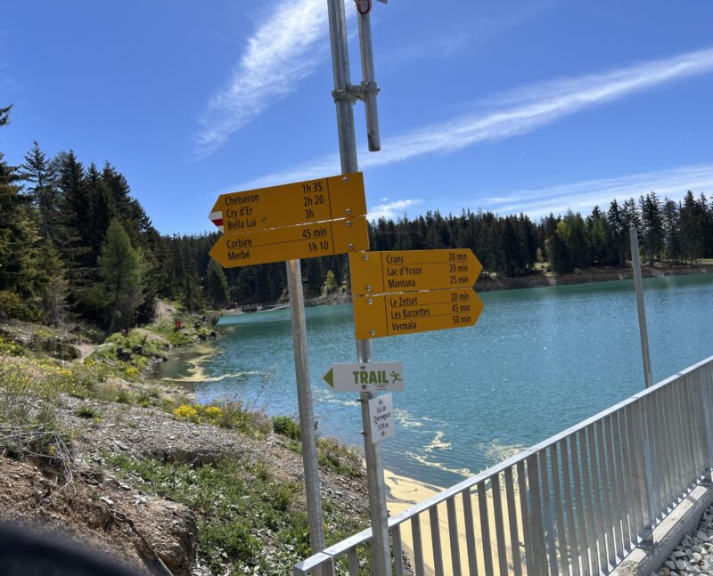 Les nouveaux panneaux installés par Swiss Rando. 17.05.2026