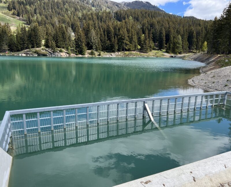 Le trop-plein du lac de Chermignon. 17.05.2026