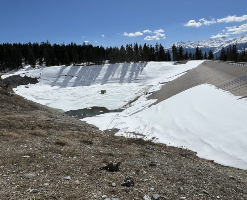 Lac de Chermignon vu du nord-ouest. 06.04.2026