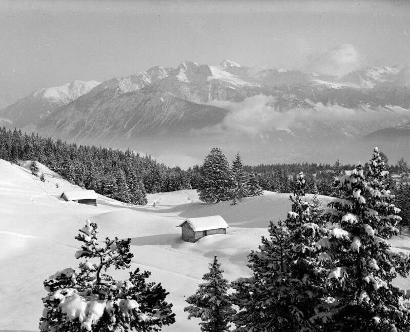 Plan des Devins en hiver. Vers 1930