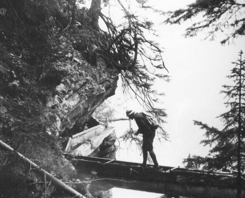 Traversée spectaculaire vers 1930