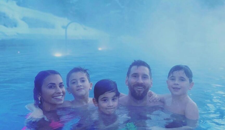 Lionel Messi et sa famille en séjour à Ultima. Décembre 2022