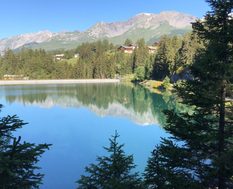 Lac de Chermignon. Vue de l'est