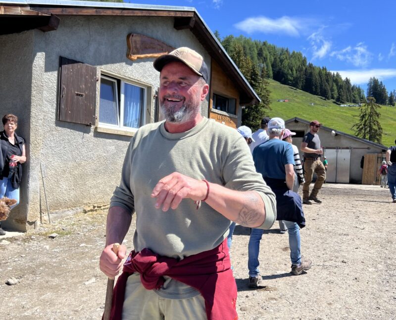 Stéphane Robyr, président de l'alpage de Corbyre. 16.04.2024