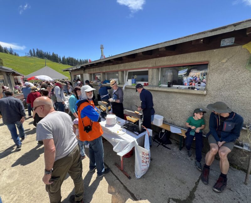 Inalpe de Corbyre. La raclette. 16.06.2024